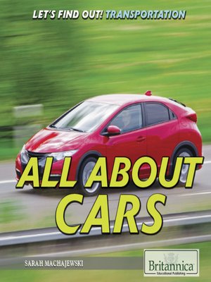 cover image of All About Cars